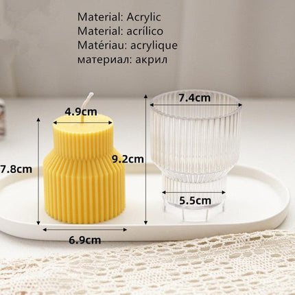 Versatile Circular Silicone Mold for DIY Candles and Treats