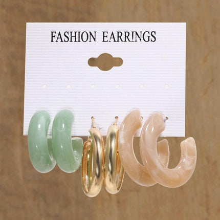 Playful Creatures Earring Set - A Fun Twist for Your Style