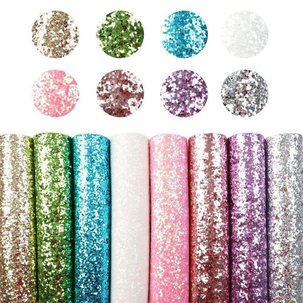 Vibrant Sparkle Faux Leather Craft Kit