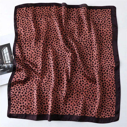 Elegant 70x70CM Printed Polyester Scarf for Timeless Style