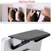 Adjustable Desktop Media Stand with Phone Holder and Anti-Slip Grip - Black or White Option