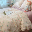 Pink / Flat Bed Sheet / Twin Plus 3pcs