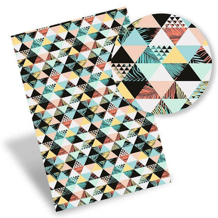 Artistic Faux Leather Crafting Sheets with Playful Pet Patterns - DIY Creative Kit