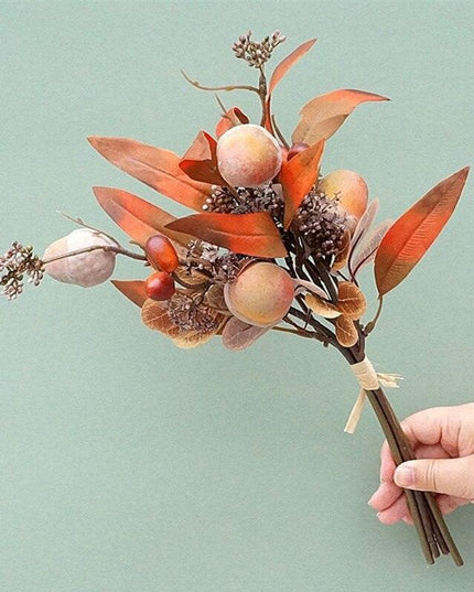 Charming Acorn Cluster Floral Arrangement for Autumn Home and Event Decor