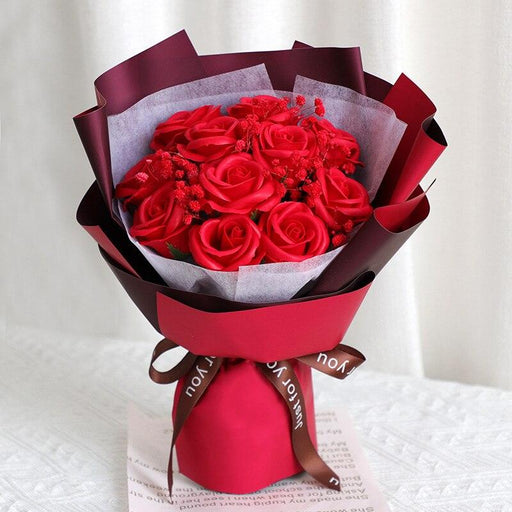Eternal Soap Rose Bouquet - Premium Romantic Gesture