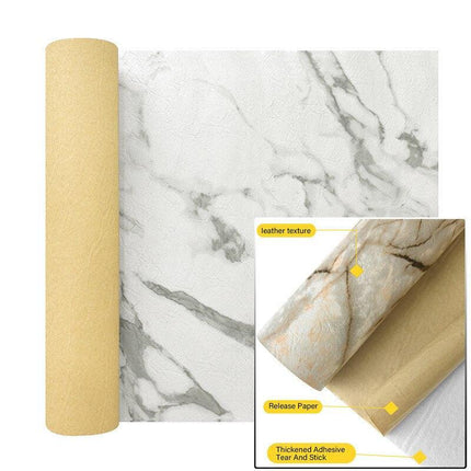 Marble Effect Self-Adhesive Faux Leather Crafting Sheets - Must-Have for Creative Transformations