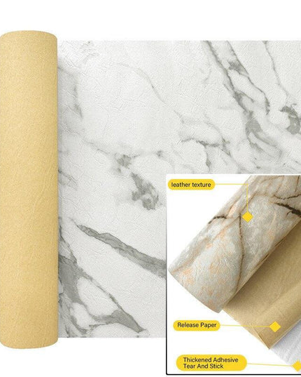 Marble Effect Self-Adhesive Faux Leather Crafting Sheets - Must-Have for Creative Transformations
