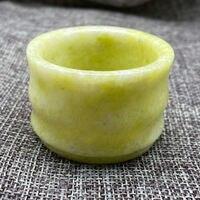 Handcrafted Green Jade Tea Cup Set with Traditional Chinese Influence
