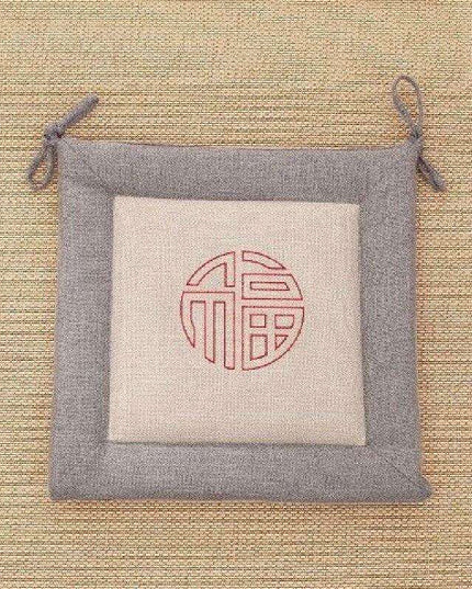 Premium Japanese Linen Comfort Cushion - Elevate Your Seating Experience