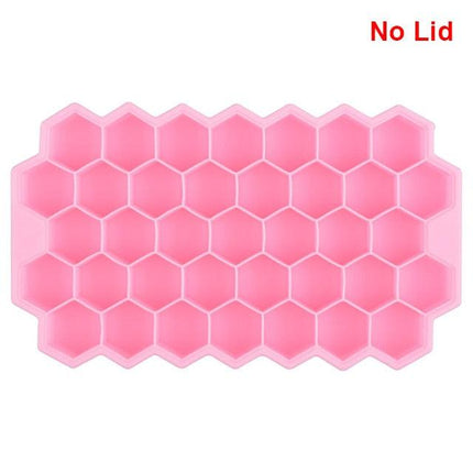 Vibrant Honeycomb Silicone Ice Cube Mold - Ideal for Cocktails and Frozen Delights