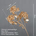 Elegant Golden Maple Leaf Home Decor Accent - Stunning Decorative Piece