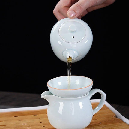 Travel Elegance: Xishi Teapot Tea Set - The Perfect Companion for Tea Lovers Everywhere