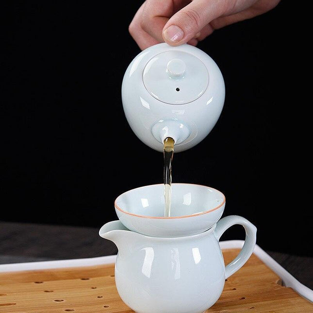 Travel Elegance: Xishi Teapot Tea Set - The Perfect Companion for Tea Lovers Everywhere