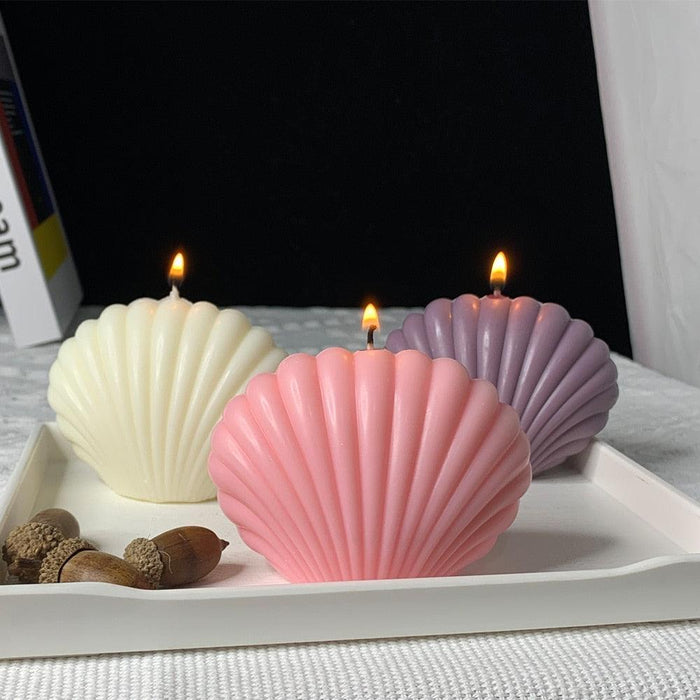 Marine Shell Crafting Silicone Mold - DIY Candles and Soaps Kit