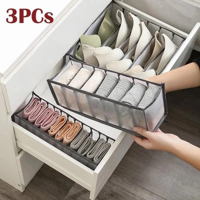 Nylon Drawer Dividers Set for Organizing Clothing Essentials