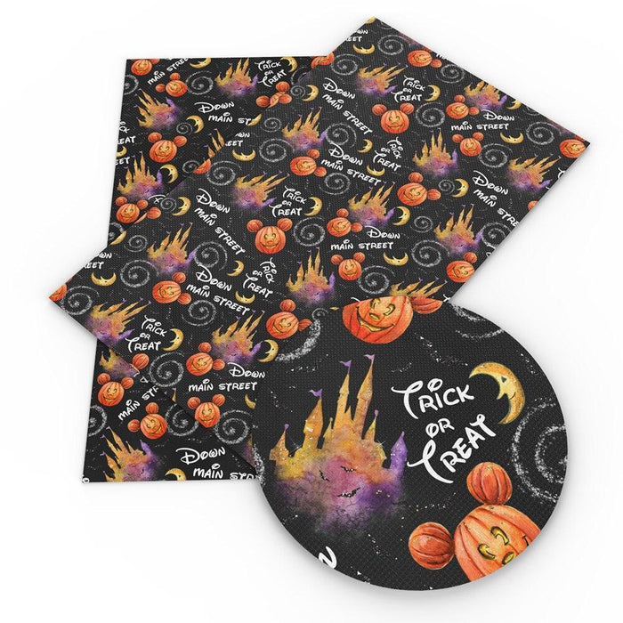 Magical Mickey Mouse Halloween Crafting Leatherette Kit - Create Whimsical DIY Wonders