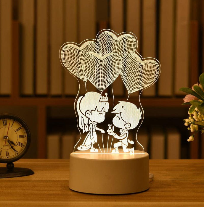 Magical 3D LED Night Light for a Cozy Atmosphere - Elevate Your Space