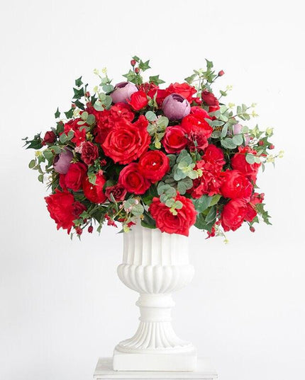 Charming Silk Floral Sphere with Roses and Hydrangeas - Perfect for Special Events and Celebrations