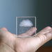 Elegant 3D Raindrop Crystal Miniatures