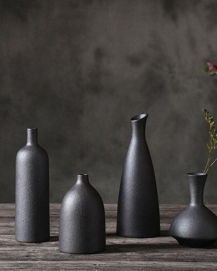 Nordic Minimalist Ceramic Zen Vase - Elegant Home Accent Decor