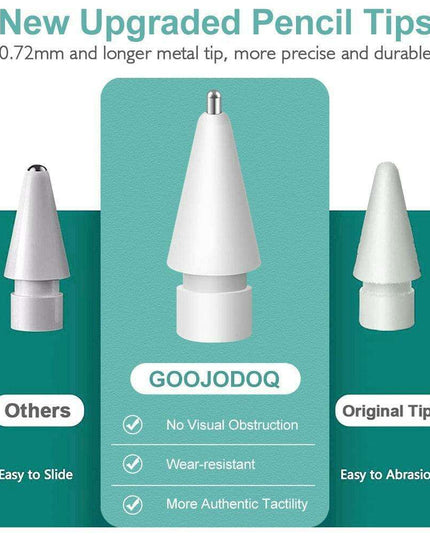 Premium Precision Replacement Tips for Apple Pencil: Long-Lasting and Screen-Protective Design