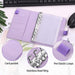 Elegant A6 Vegan Leather Organizer with Customizable Pages and Secure Zip Pockets for Seamless Planning