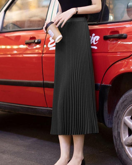 Chic Satin Silk Midi Skirt - A Summer Wardrobe Staple