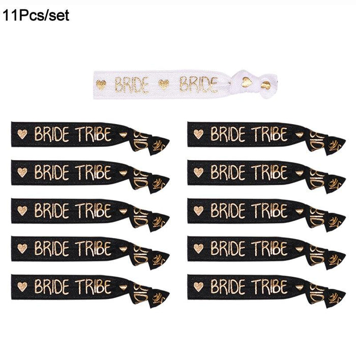 Elegant Unity: Bachelorette Bracelet Set (6/11pcs)