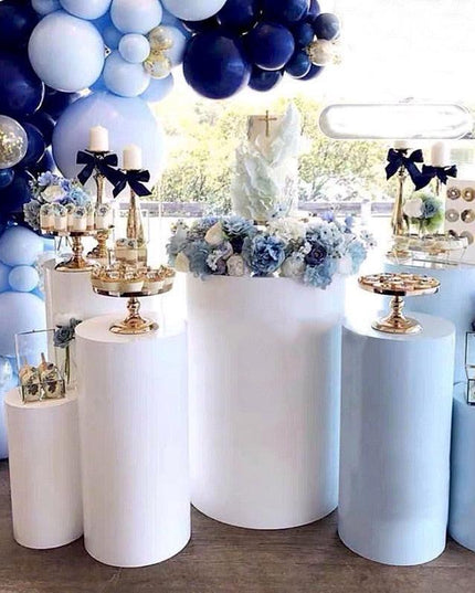 Elegant Iron Art Cylinder Centerpiece Set for Weddings and Special Events