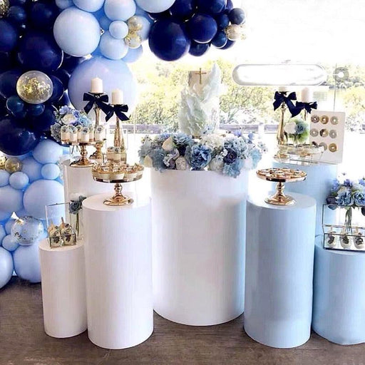 Sophisticated Iron Art Wedding Set - Cylinder Table Centerpiece for Special Events
