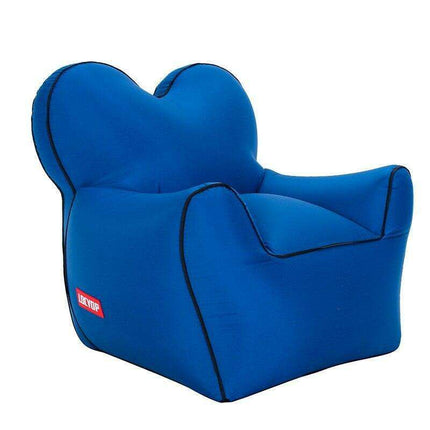 Portable Wind-Resistant Inflatable Lounge Chair with Ground Nail Stabilization - The Ultimate Relaxation Companion