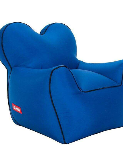 Portable Wind-Resistant Inflatable Lounge Chair with Ground Nail Stabilization - The Ultimate Relaxation Companion