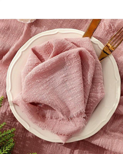 Elegant Holiday Linen Blend Napkins - 50 Pack for Festive Gatherings