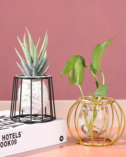 Radiant Golden Nordic Resin Sculpture - Elegant Home Decor Statement