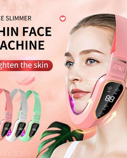 Radiant Contour Facial Sculpting Device: Advanced LED Light Therapy & Intelligent Massage Features