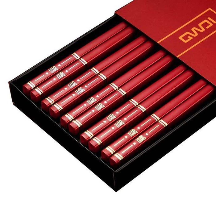 Elevate Your Dining Experience with Premium Japanese Non-Slip Chopsticks Set - 5 Pairs in Vibrant Colors that Bring Traditional Elegance to Your Table
