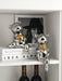 Nordic Ceramic Bear Figurine Set in Silver, White, and Yellow Options for Charming Home Decor