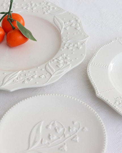 Lily Valley Luxe Porcelain Dining Plate Set