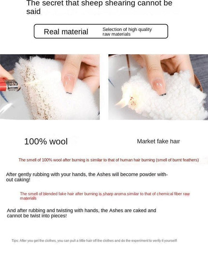 Chic Reversible Wool and Fur Winter Coat for Women