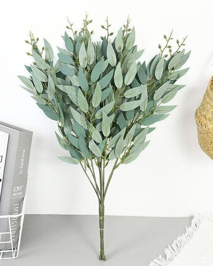 Lifelike Silk Greenery Bouquet for Elegant Home and Event Decor