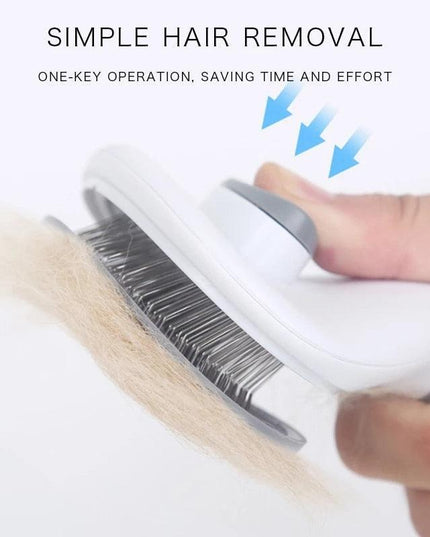 Revolutionary Self-Cleaning Pet Groomer for Dogs and Cats - Eliminate Tangles Effortlessly!