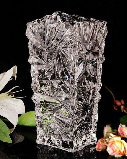 Modern Glass Vase for Lucky Bamboo and Floral Displays