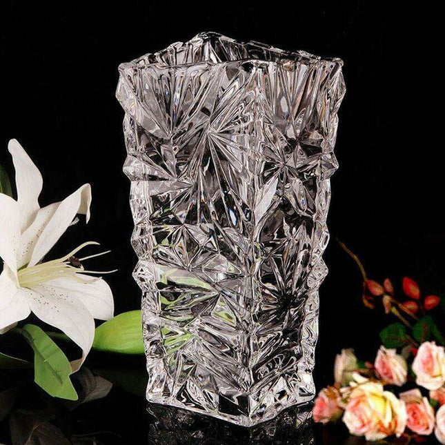 Modern Glass Vase for Lucky Bamboo and Floral Displays