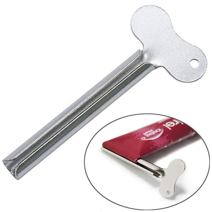 Stainless Steel Toothpaste Squeezer Duo for Efficient Oral Care