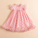Pink Polka Dot Toddler Dress for Special Occasions - Ideal for Festive Gatherings and Memorable Moments