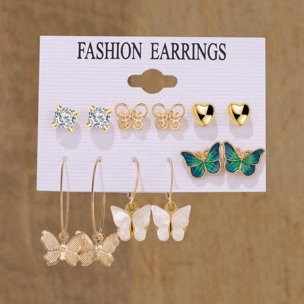 Playful Creatures Earring Set - A Fun Twist for Your Style