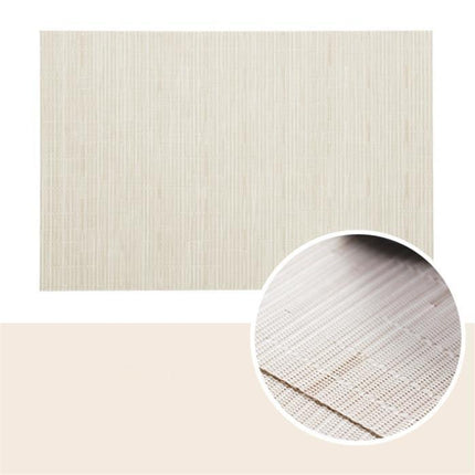 Bamboo Woven Heat-Resistant Dining Placemat Set - 4 Pieces