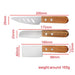 Charcuterie Knife Set with Acacia Handles - Premium 3-Piece Collection