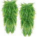 Lifelike Persian Fern Faux Hanging Plant Duo - Chic Greenery for Home and Event Decor