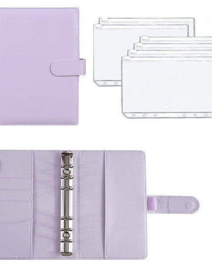 Chic A6 Budget Planner with Stylish Zip Pockets for Effortless Financial Management 📔🔖